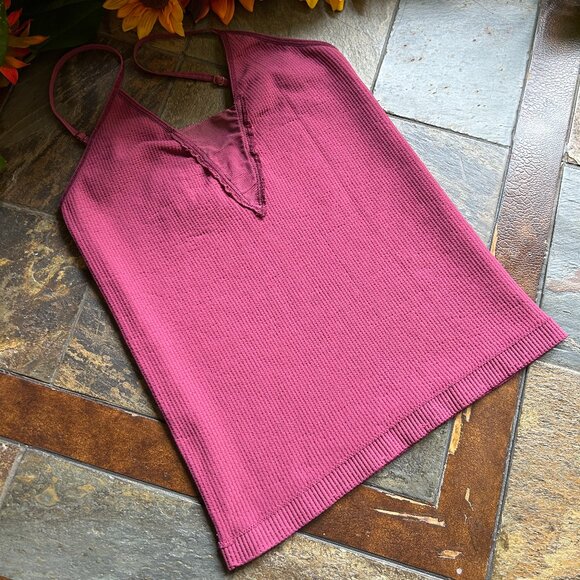 Free People “Intimately” Camisole Top in Cabernet - Picture 9 of 13